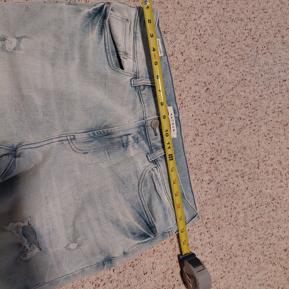 PacSun Light Blue Distressed Skinny Jeans - Picture 10 of 14
